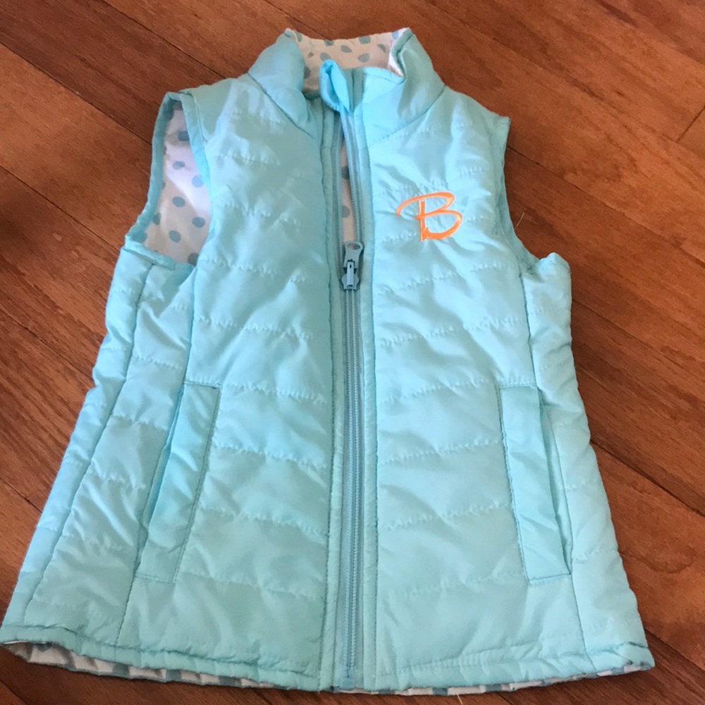 Puffer vest with “B” monogram 4T